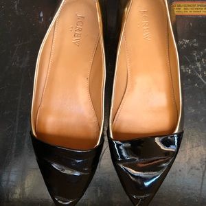 Black and Gold J Crew Flats!